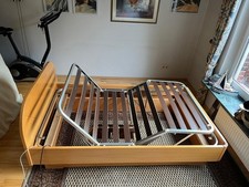 Bett, helles Holz,  Breite ca