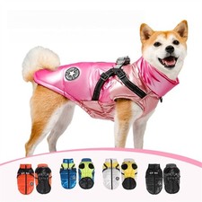 Hundemantel Fleece Winter Wasserdicht Regenjacke für Kleine Hunde Reflektierend