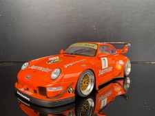 Porsche 911 964 RWB Jägermeister echt Alufelgen BBS Design Tuning Modelauto 1:18
