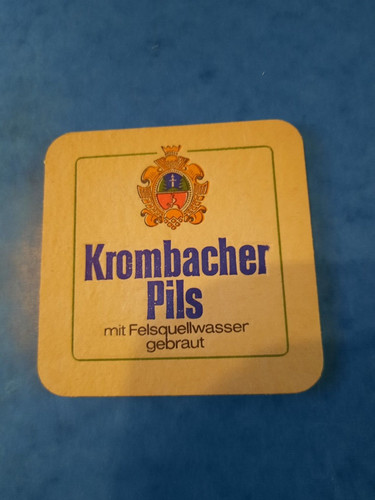 Alter bierdeckel krombacher - ,