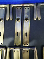 Alte Türbeschlag Messing, Drückergarnitur, Türklinke,  antik, um 1900