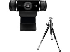 LOGITECH C922 Pro Stream Webcam mit Stativ, Full-HD 1080p, USB