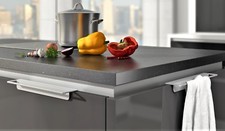 HANDTUCHHALTER 52 CM FÜR GRIFFLOSE FRONTEN KÜCHEN OHNE BOHREN ZUM AUFSTECKEN