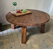 Runder Couchtisch Holztisch Tisch Altholz