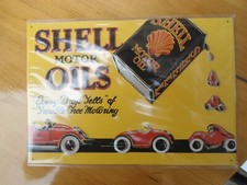 Retro Blechschild Shell Selten