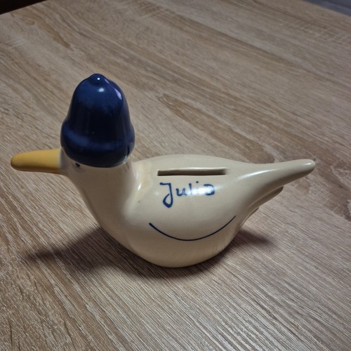 Keramik spardose vogel - keramik,
