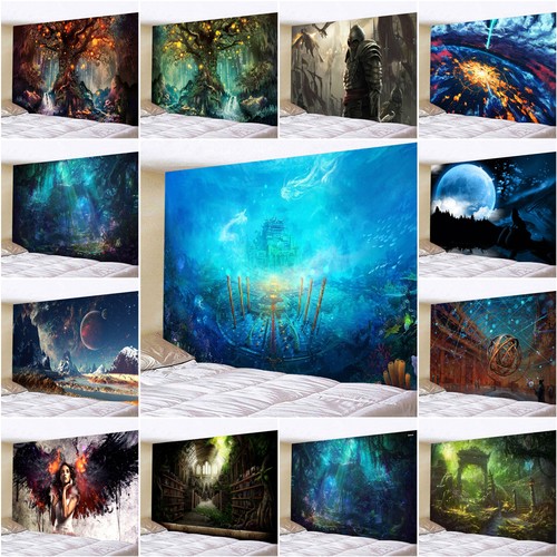 Fantasy mond nacht - 3d,