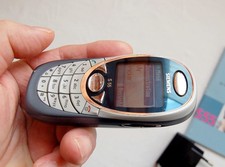 älteres Siemens  S55 - arktisches Blau (Ohne Simlock) Handy