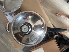 AMC Pfanne*Premium-System*Stielgriff*28cm*3L*Visiothermdeckel*Hotpan