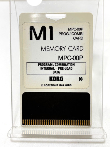 Korg mpc 00p prog - m1, prog/combi