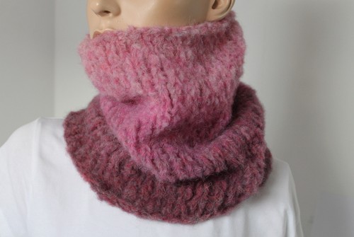 Alpaka strickschal loop weich - alpaka-strickschal,