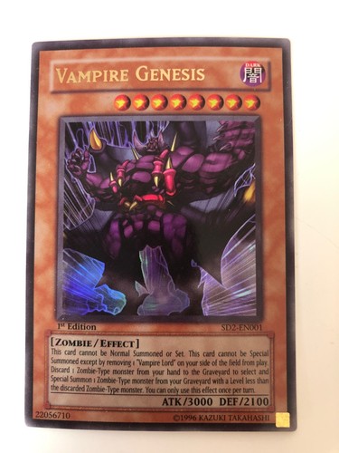 Karte vampire - yu-gi-oh,