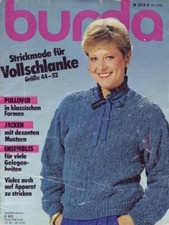 Burda Nr. 39/1982 Strickmode für Vollschlanke Größe 44-52