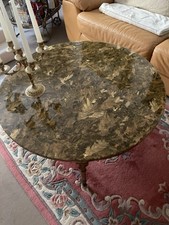 Marmor Messing Tisch