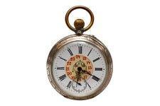 Herrentaschenuhr, Silber, um