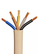 (12,99 €/m) NYM-J 5x16 mm² Mantelleitung Stromkabel 20 25 30 35 40 50 100 Meter