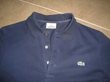 LACOSTE POLO SHIRT POLOSHIRT T-SHIRT S DUNKELBLAU NAVY ORIGINAL 120 EUR