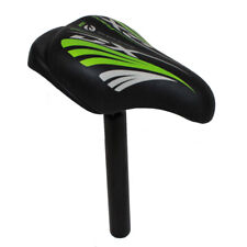DX Race Laufrad / Kinderradsattel Sattel mit Sattelstange 25,4mm schwarz / grün