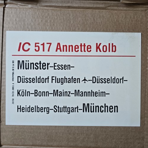Gebrauchtes zuglaufschild - zuglaufschild, ic