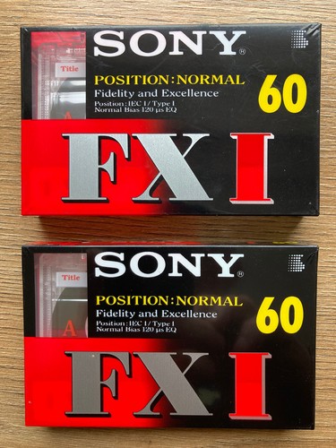 Sony kassette 60fx1b - 2x, c-60fx1b/