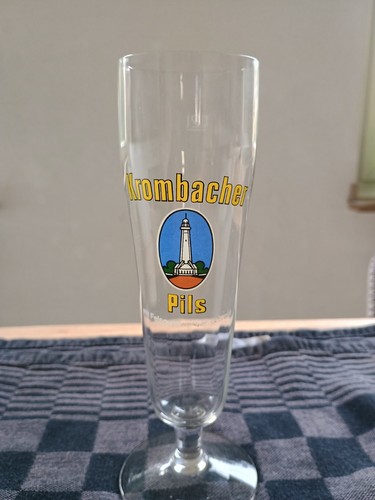 Krombacher bierglas - krombacher,
