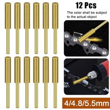 12 Stück Diamant Kettensäge Schärfgerät Gratschleifer Kettensäge Bohrer für-AU