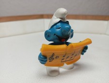 Schleich Musiker Schlumpf Singer - 20038 - Schlümpfe Sänger Notenblatt Hongkong 