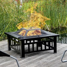 Feuerschale Terrassenofen Feuerstelle Terrasse Garten Feuerkorb Gartenkamin