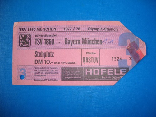 Ticket 1860 münchen - ticket,