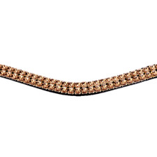 Strass Stirnriemen SCHWARZ mit