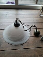 Berliner Messinglampe PS15 Pendelleuchte mit Kette alt