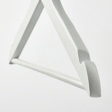 BUMERANG weißer Holzbügel