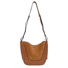 Vanessa Bruno Damen Tasche Braun Crossbody Bag Ledertasche Klein