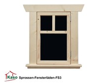 Spielhaus Sprossen-Fenster FS3