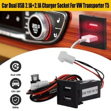 12V 2.1A Car Dual USB Charger