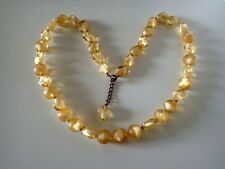 Kette Glas vintage Collier 60