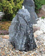 Quellstein Granit 90cm Naturstein Gartenbrunnen Springbrunnen Komplettset