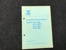 Ersatzteilliste Sachs 501 /4