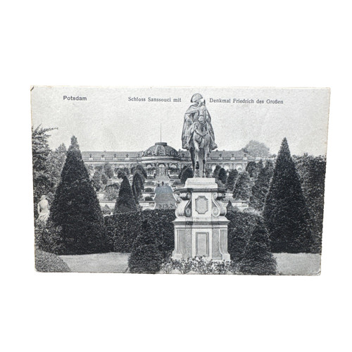 Postkarte potsdam schloss - potsdam,