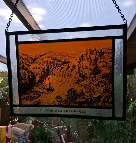 Fensterbild bleiglasfenster - fensterbild,