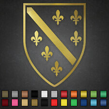 Bosnien Bosna Wappen Aufkleber Auto Sticker Wandtattoo Wohnwagen Camper Tuning