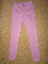Only Jeans rosa Gr. 34 skinny mit Fransen NEU ohne Etikett