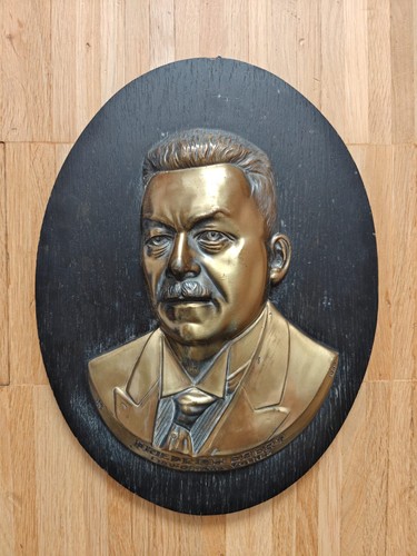 Bronzetafel bronzerelief - bronzetafel,