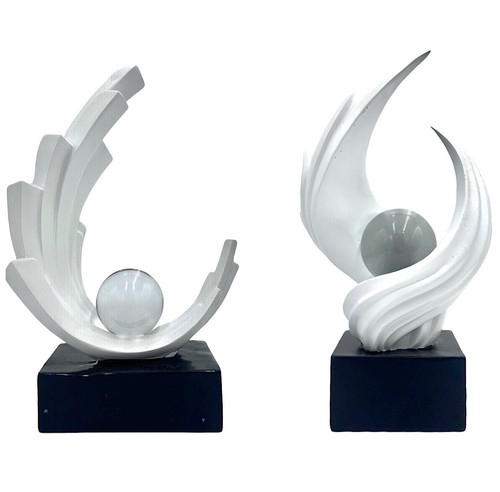 Stilvolle keramik skulptur - keramik,