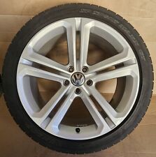 1 orig VW Tiguan 5N Alufelge 9x19 ET33 Mallory 5N0601025T SR 255/40 3,6mm DEFEKT