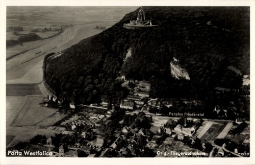 Porta westfalica der - ak,