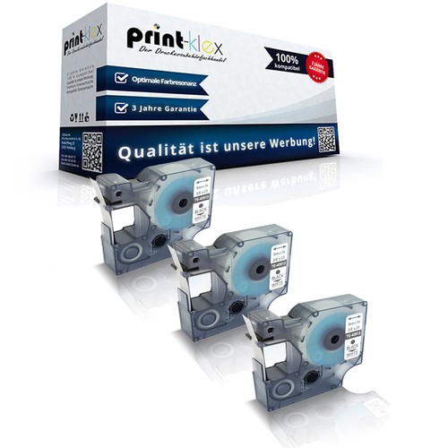 Label schriftbänder für - 3x,