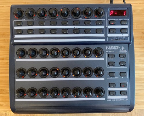 Behringer bcr2000 control - bcr2000, b-control