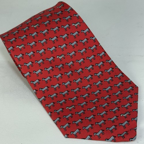 Vintage hermes krawatte - vintage, rot