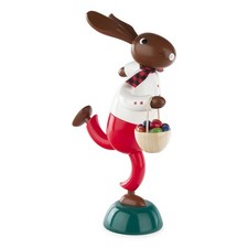 Osterfigur Hase Eierdieb mit